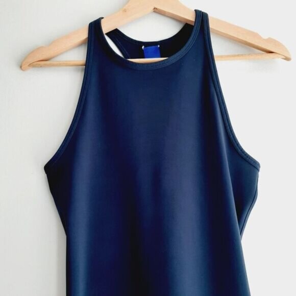 KIT & ACE Athletic Tank Top Racer Back Navy Blue Sz S - Picture 3 of 10